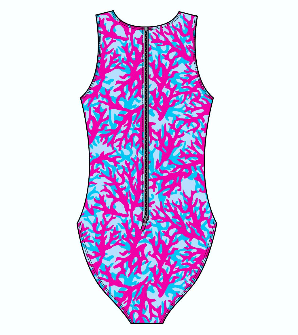 Female water polo swimsuit - Sea Coral
