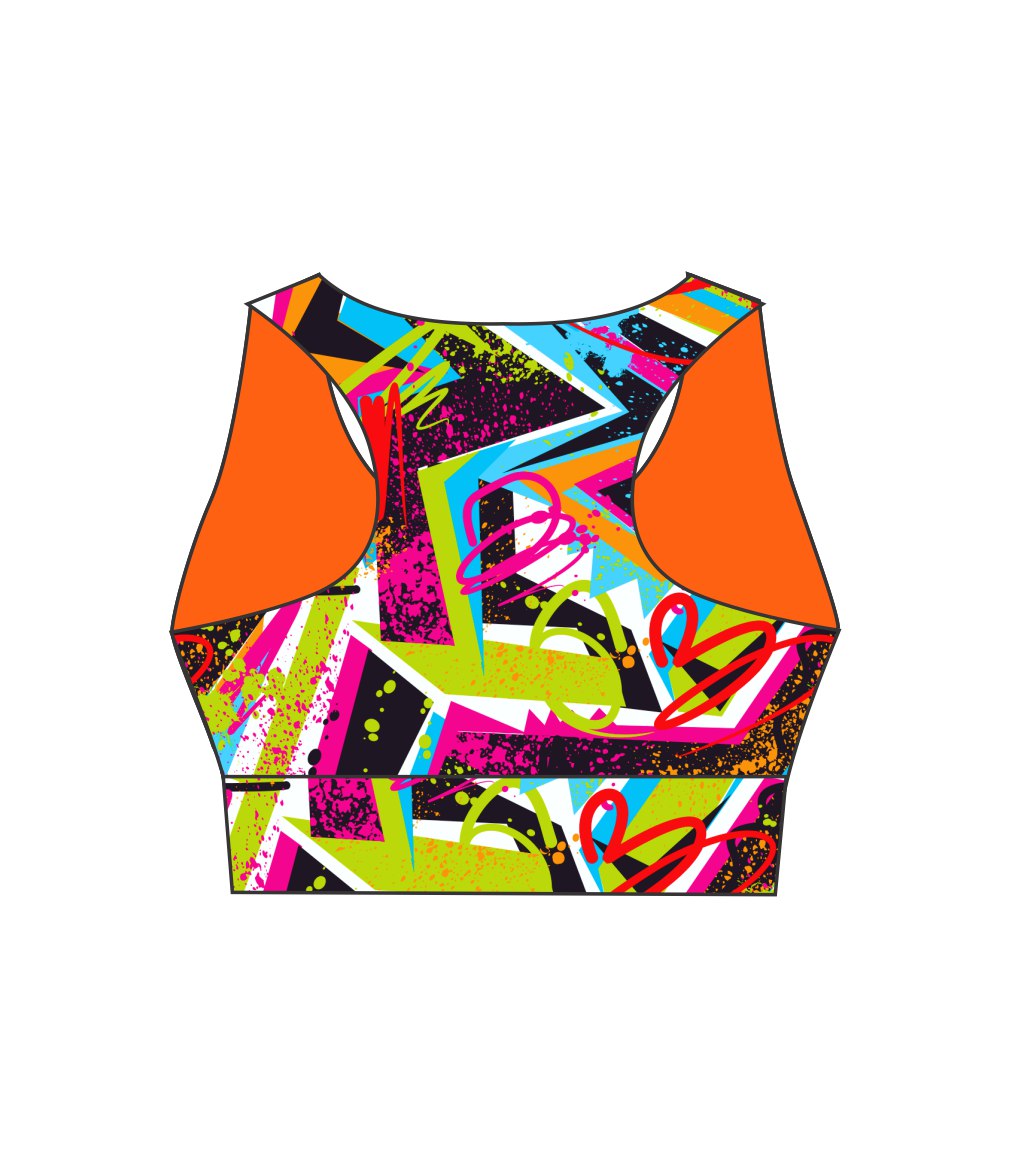 Cool Vibes Ladies Active Crop Top (3221)