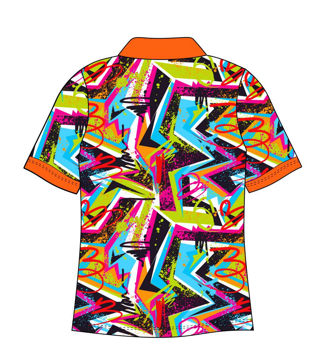 Male Cool Vibes Custom Printed Golf Shirt (3221)