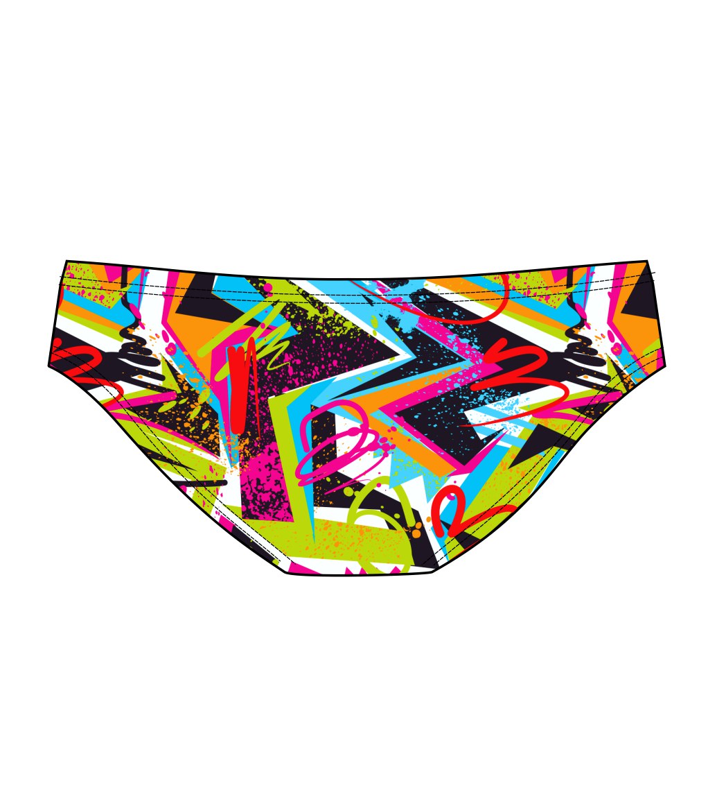 Male brief swimsuit -  Cool Vibes Neon Design (3221)