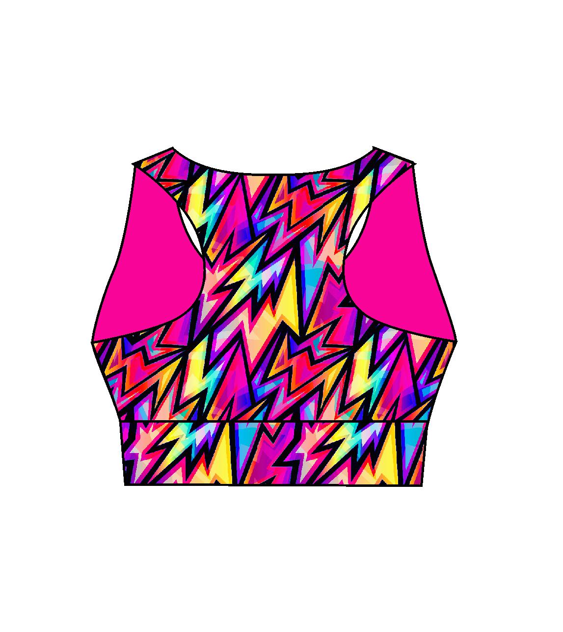 Flash Ladies Active Crop Top (3418)