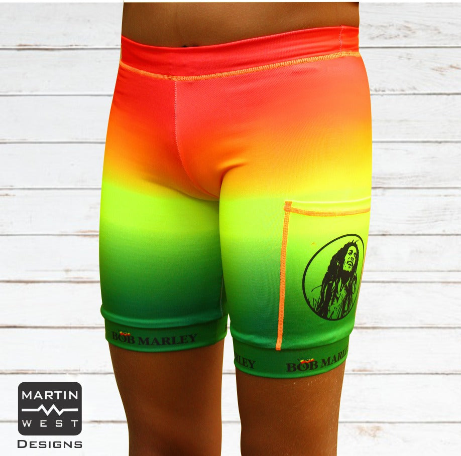 Female Bob Marley run/paddle shorts