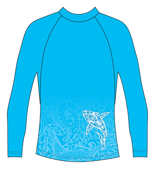 Tattoo Shark Rash Vest (3107)