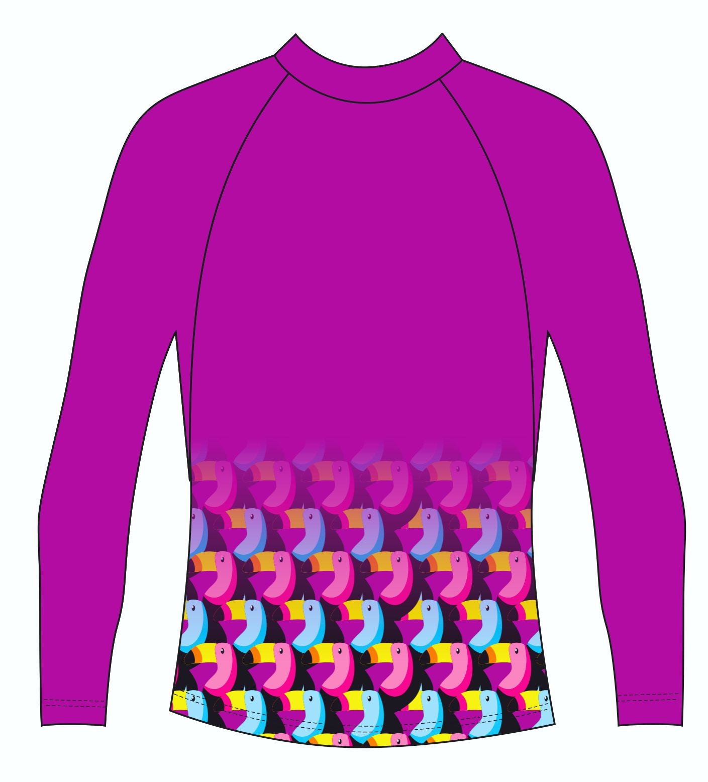 Geo Toucan Rash Vest (3082)