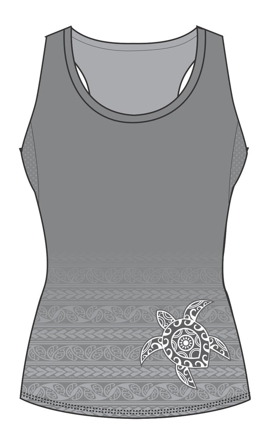 Female Tattoo Turtle Running vest (3098)