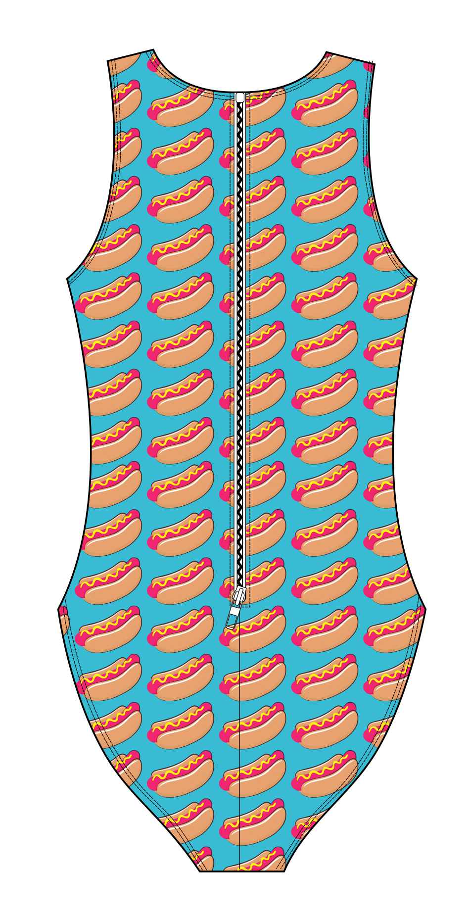 Female water polo swimsuit - Hot Dog