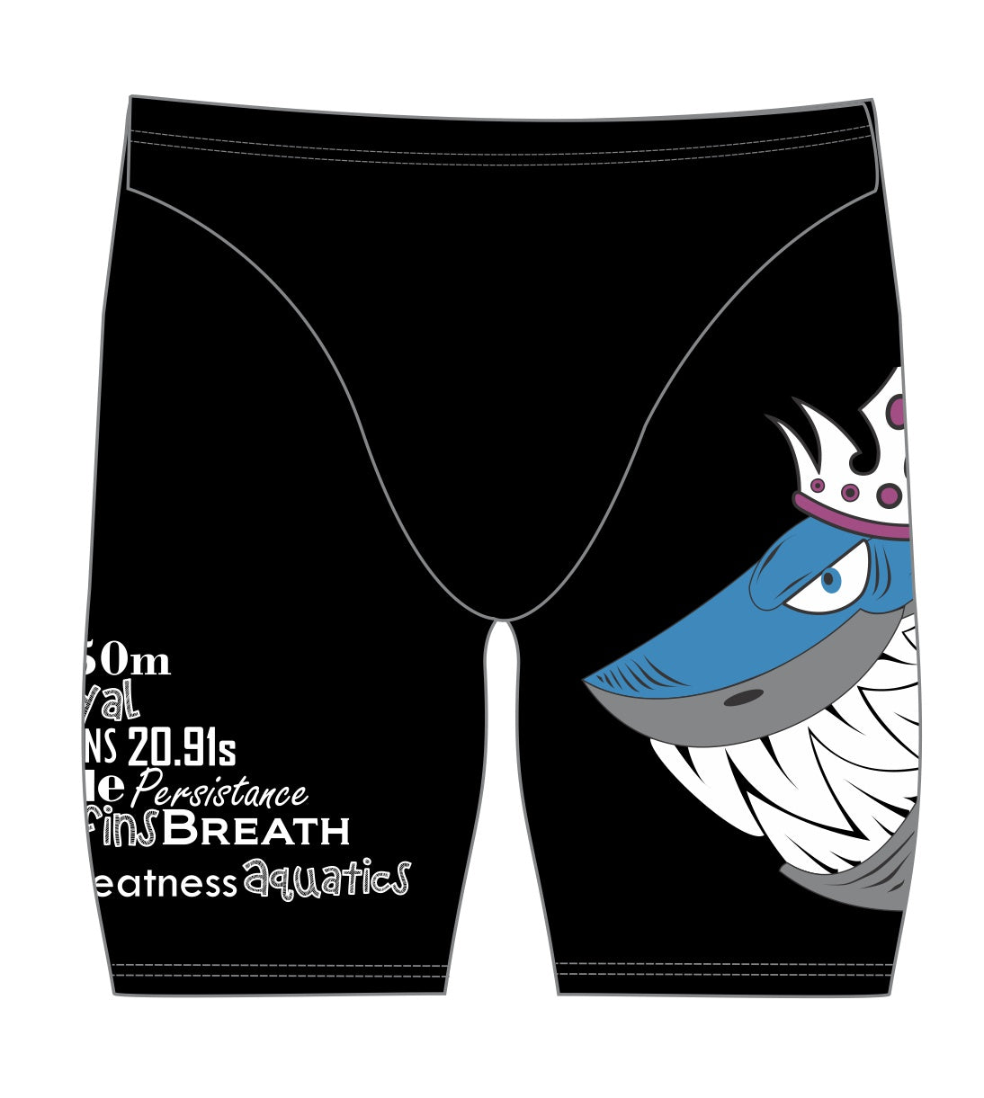 Male Jammer Swimsuit-Royal Fins Aquatics