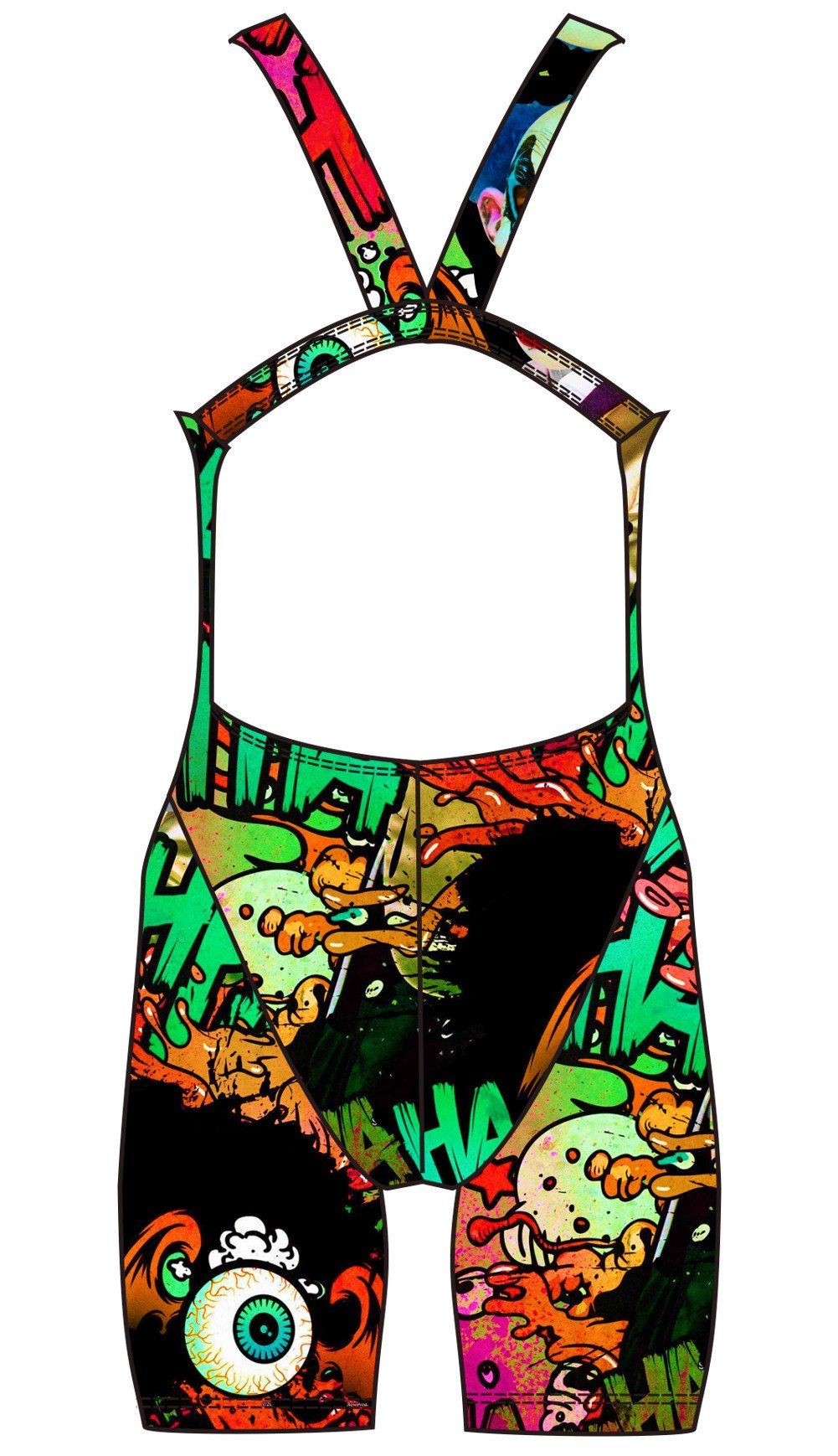 Female kneeskin swimsuit - Suicide S - DG apparel competitive swimwear lifesaving waterpolo south african flag swimwear triathlon running