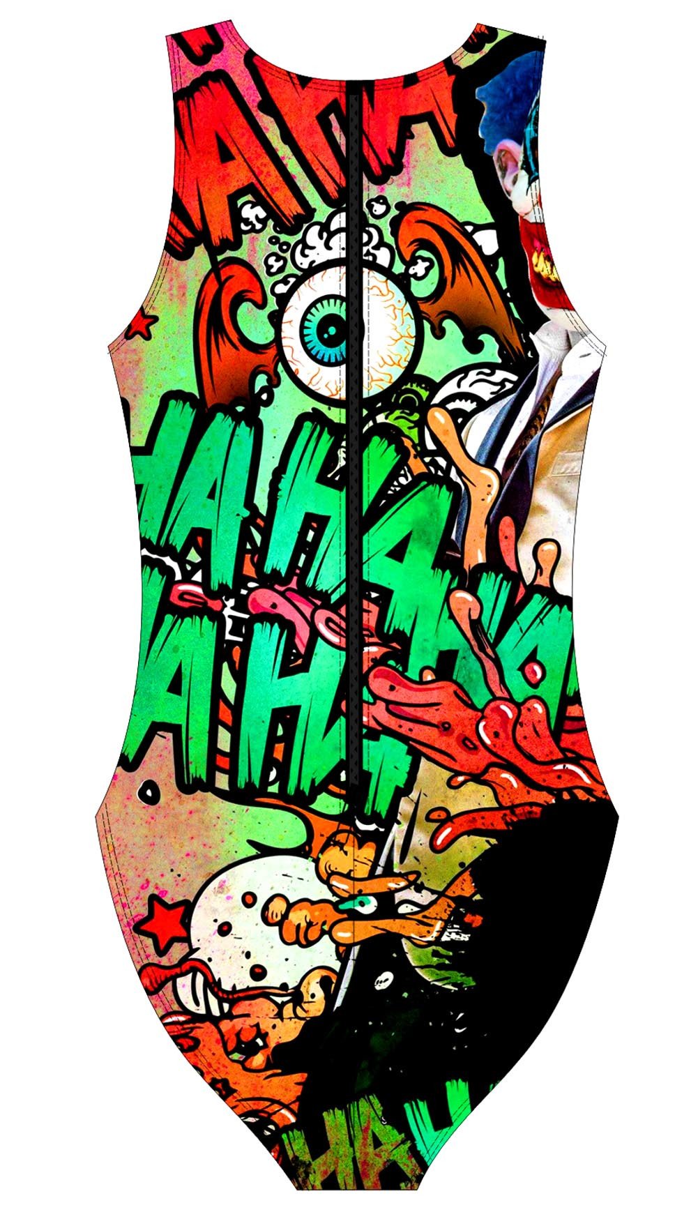 Female Water polo swimsuit- Suicide S - DG apparel competitive swimwear lifesaving waterpolo south african flag swimwear triathlon running