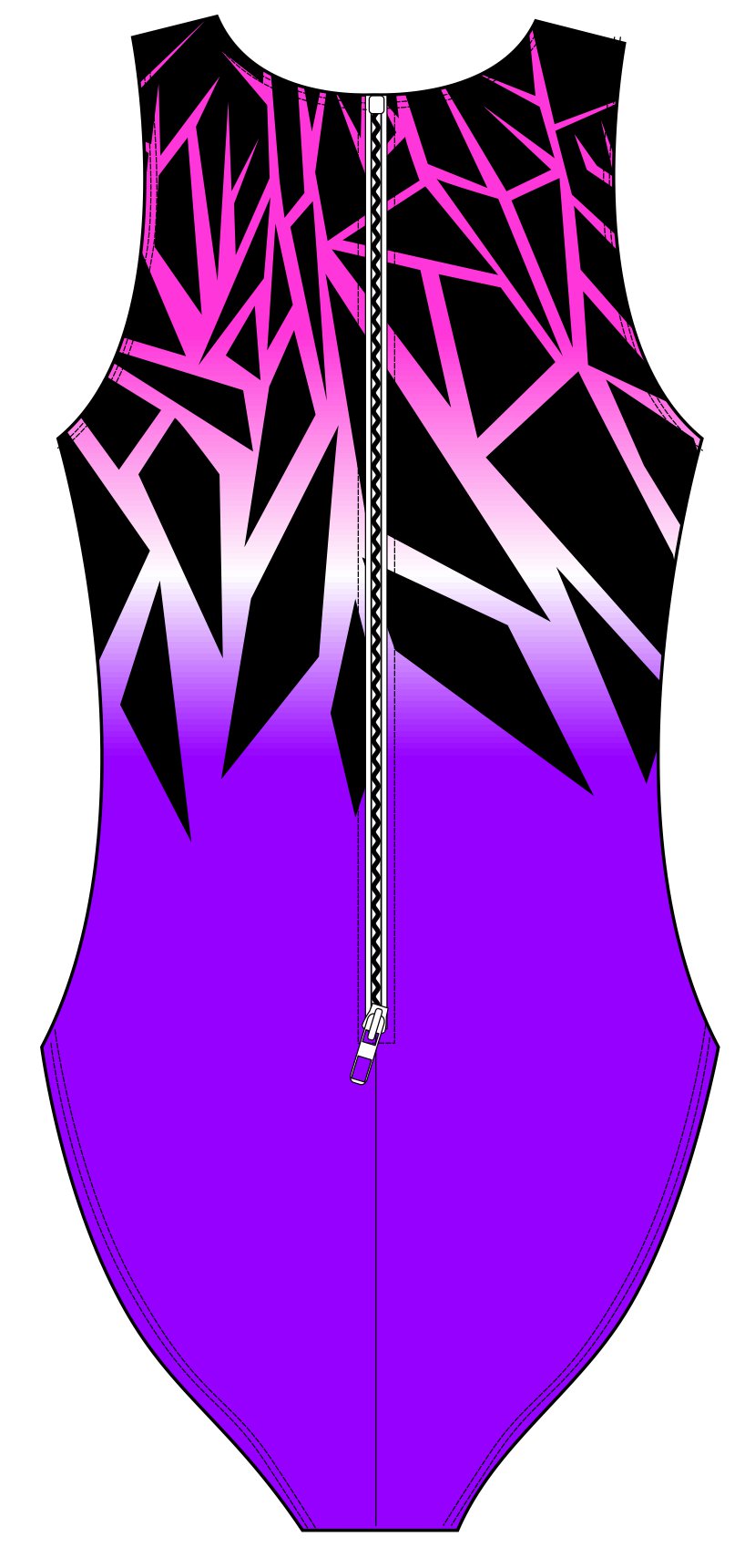 Female water polo swimsuit - Shards