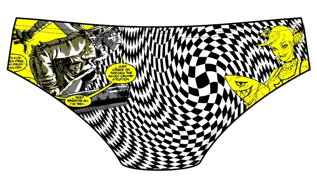 Male brief swimsuit- Tank G - DG apparel competitive swimwear lifesaving waterpolo south african flag swimwear triathlon running