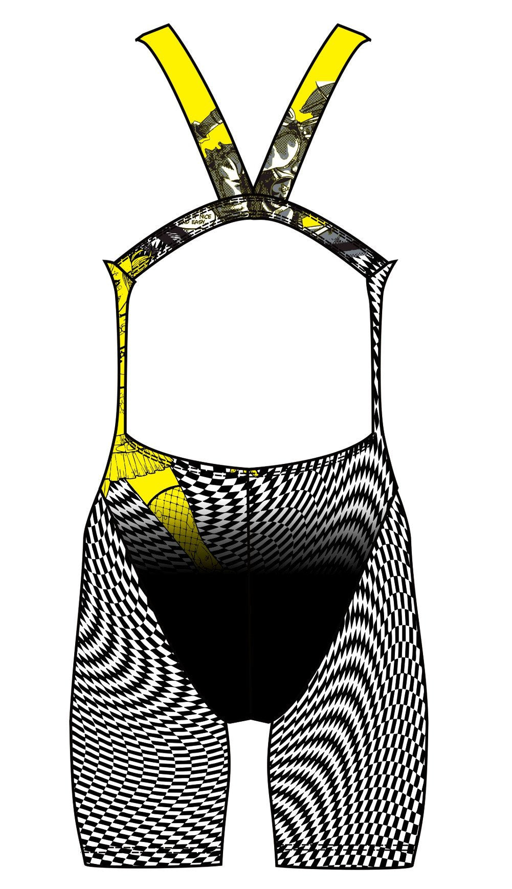 Female kneeskin swimsuit - Tank G - DG apparel competitive swimwear lifesaving waterpolo south african flag swimwear triathlon running