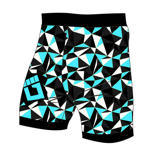Female Ultra Blue run/paddle shorts