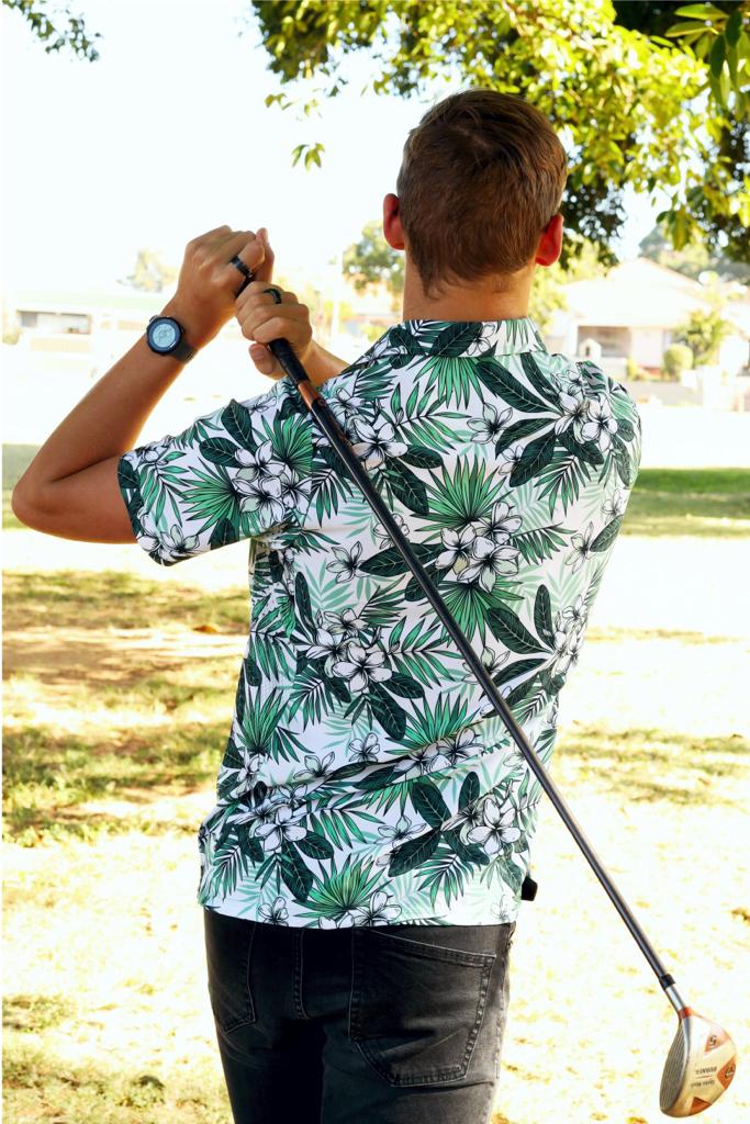 Tropical Technical Golf Shirt (3381)