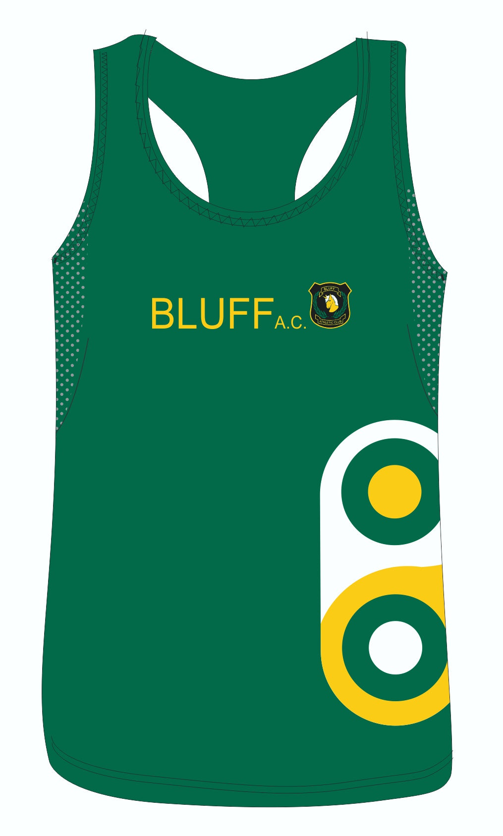Bluff A.C. active female run vest
