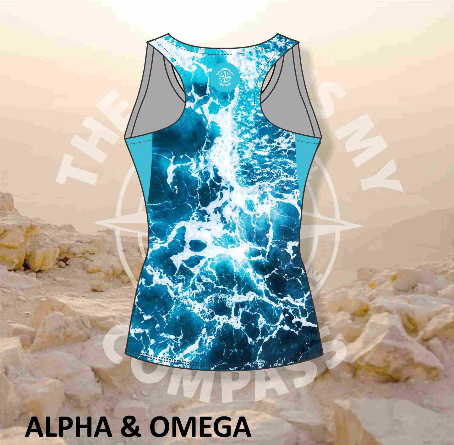 Alpha & Omega The Lord is My Compass Run Vest