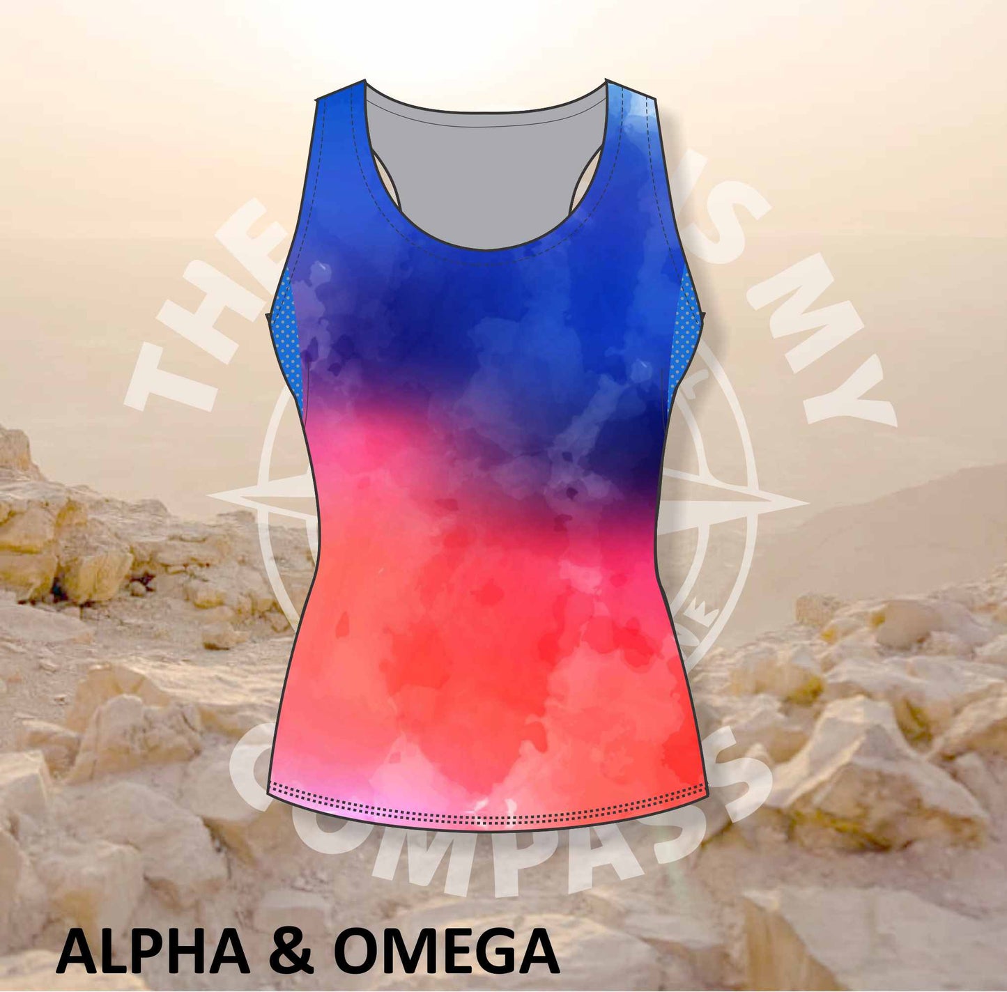 Alpha & Omega Jesus Loves You Run Vest