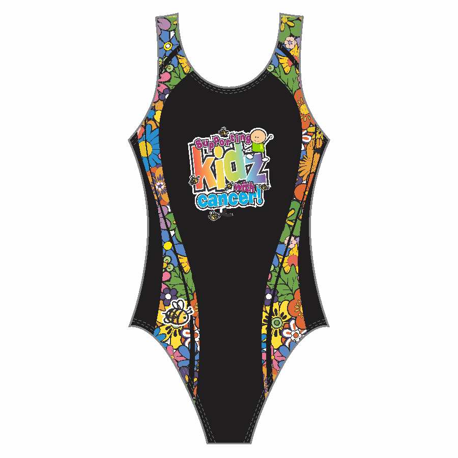 Rainbows & Smiles  Female fastback swimsuit