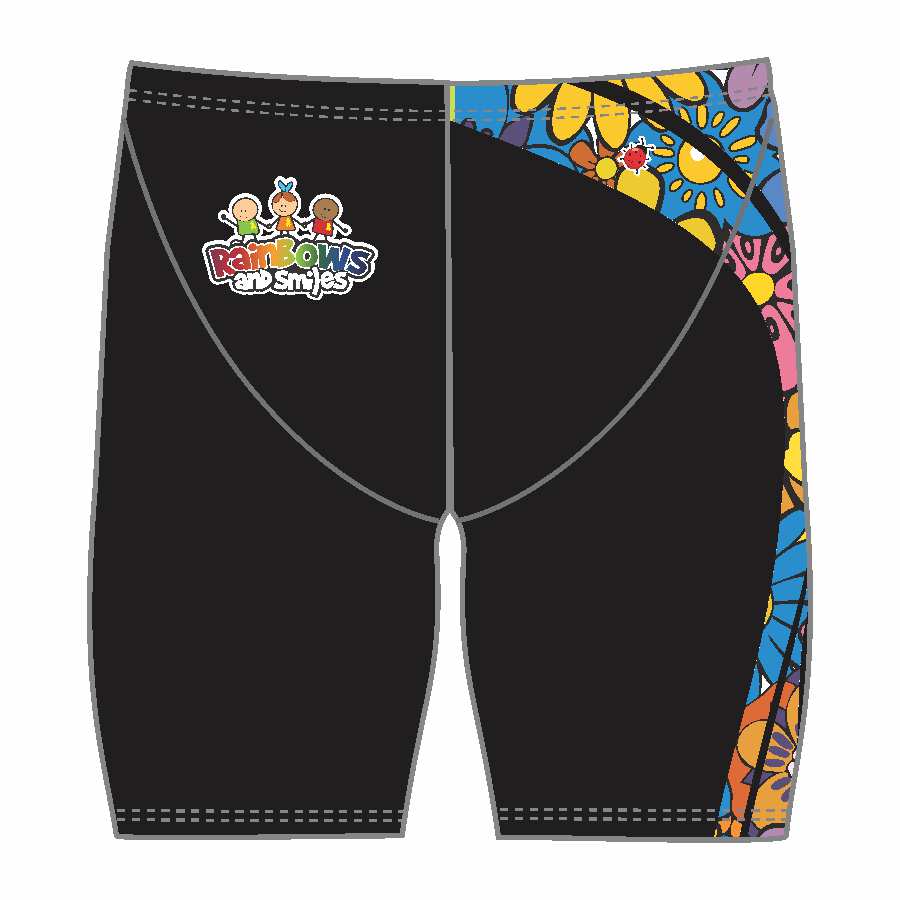 Male Jammer swimsuit-Rainbows & Smiles