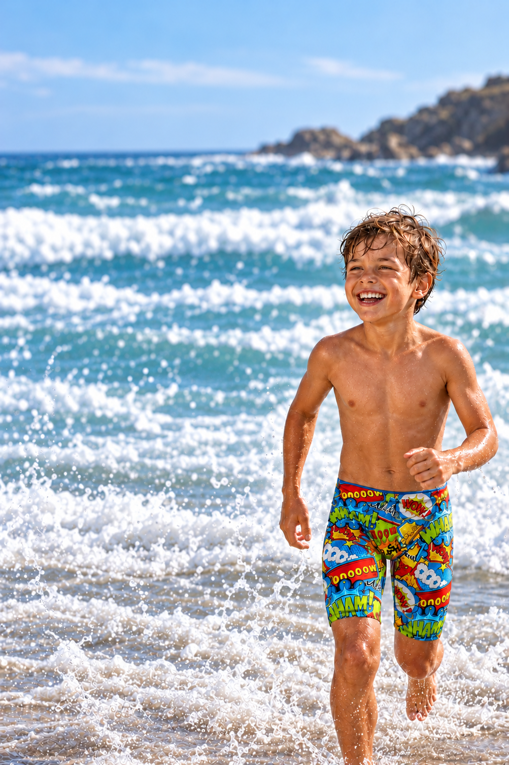 Boys' Jammer Swimsuit - Boom Bang Wham