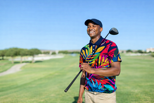 Bright Jungle Golf Shirt (3758)