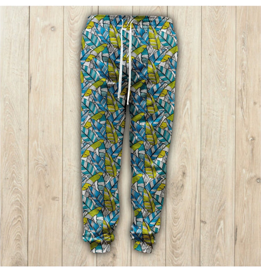 Banana leaf Unisex Waffle Sweatpants