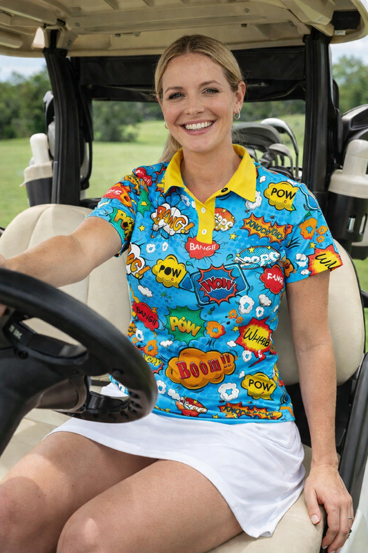 Bang Bang Ladies Golf Shirts