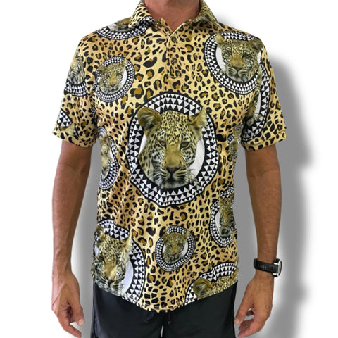 UTHOZULU - Leopard Golf Shirt