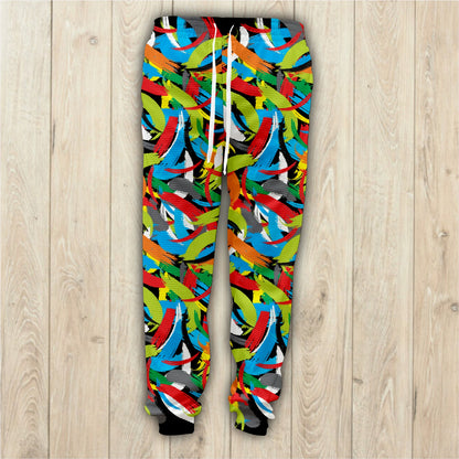 Brush Strokes - Waffle Sweatpants