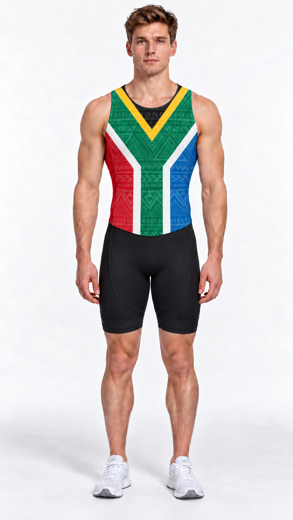 Men's Biathle Suit - South African Flag