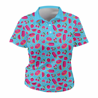 Strawberry Shortcake Ladies Golf Shirts (3761)