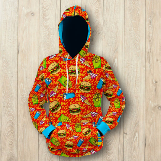 Junk Food Unisex Waffle Hoodie