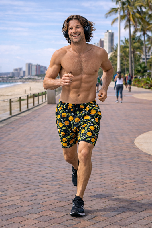 CITRUS LASERCUT PERFORMANCE FISHING SHORTS / SWIM SHORTS