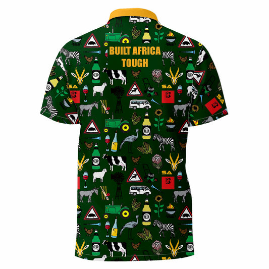 44 Klub-  Built Africa Tough- Suid Afrika - Groen en Goud