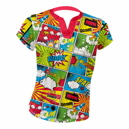 Ladies Golf Shirt – 44 Klub Klap It Strokiesprent (3800)
