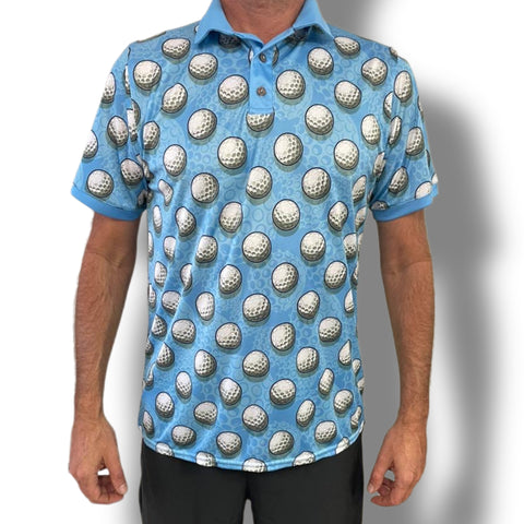 Golf Balls Golf Shirt (3603)