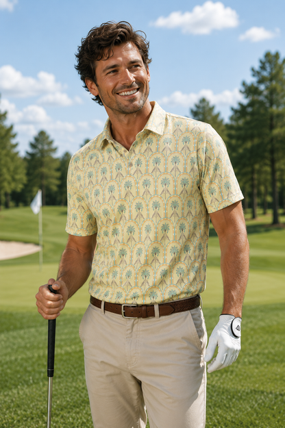 Sunlit Palms Golf Shirt