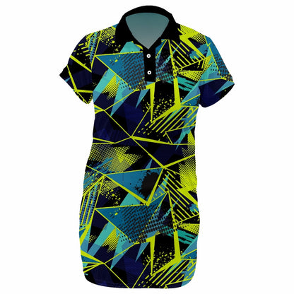 Ladies Golf Dress – Green Laser (3788)