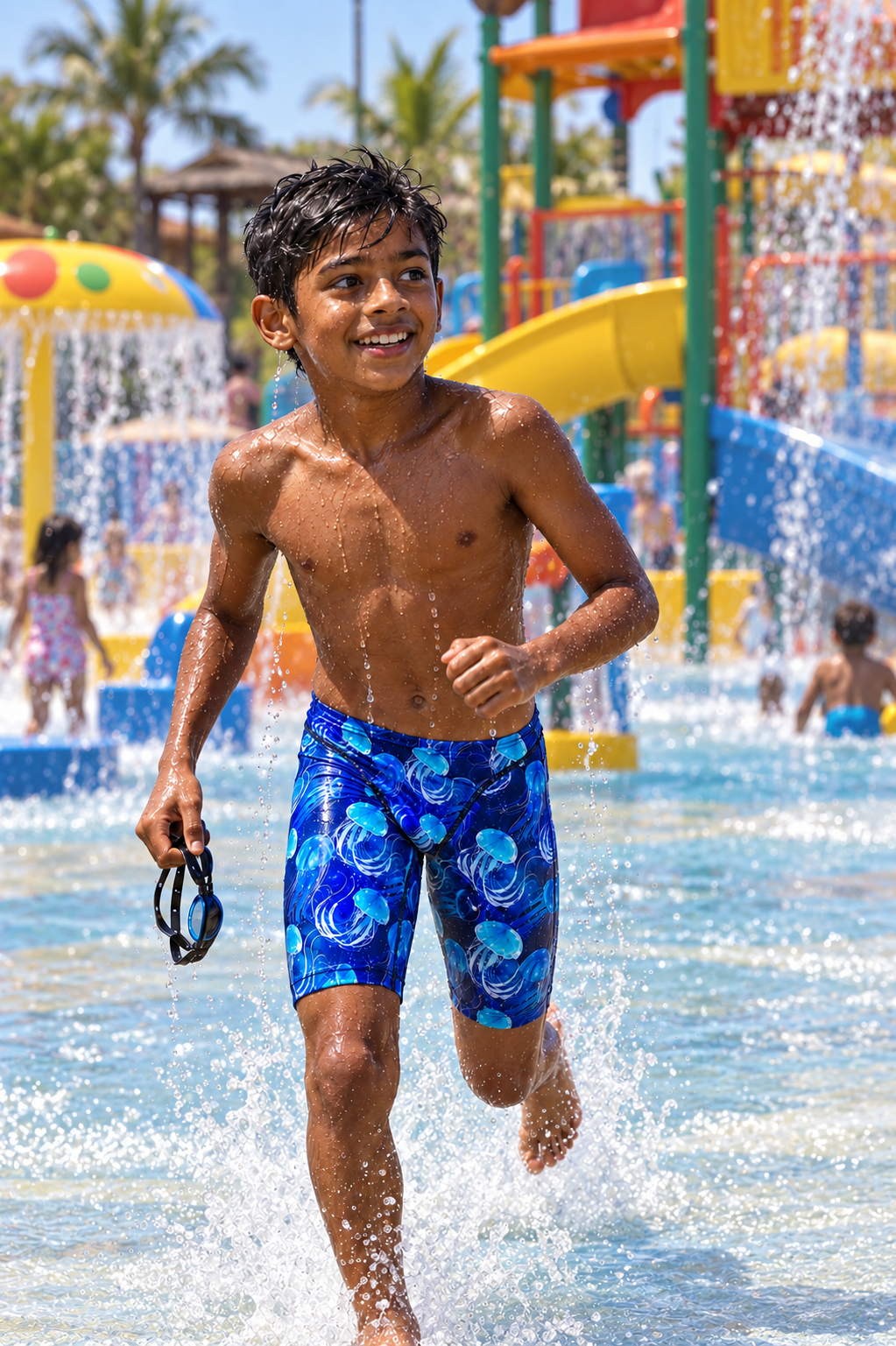 Boys' Jammer Swimsuit - Jellyfish