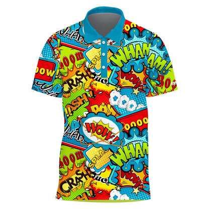 Boom Bang wham Golf Shirt (3688)