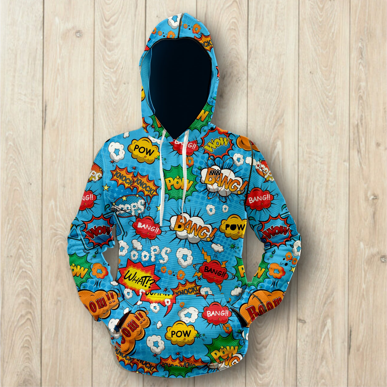 Bang Bang Wham- Unisex Waffle Hoodie