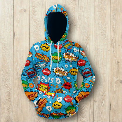 Bang Bang Wham- Unisex Waffle Hoodie