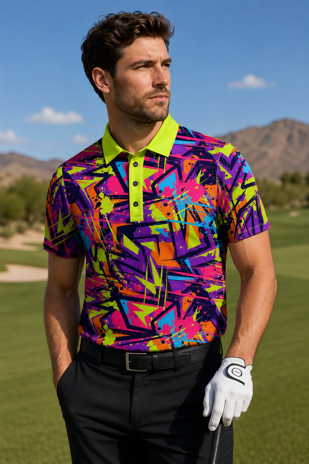 80’s Flash Golf Shirt
