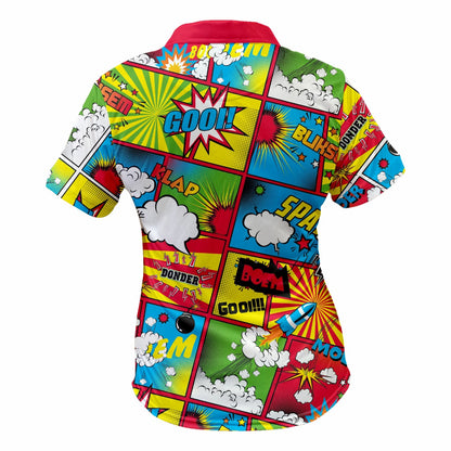 Ladies Golf Shirt – 44 Klub Klap It Strokiesprent (3800)