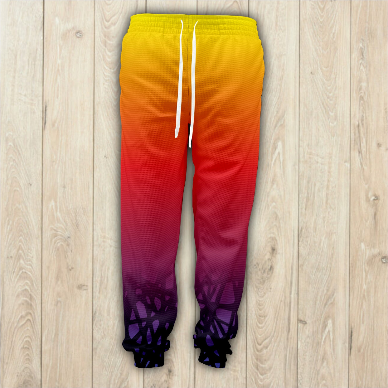 Neon Web  Unisex Waffle Sweatpants (2889)
