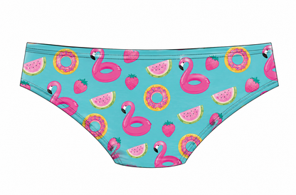 Men's Brief Swimsuit - Flamingo Strawberry