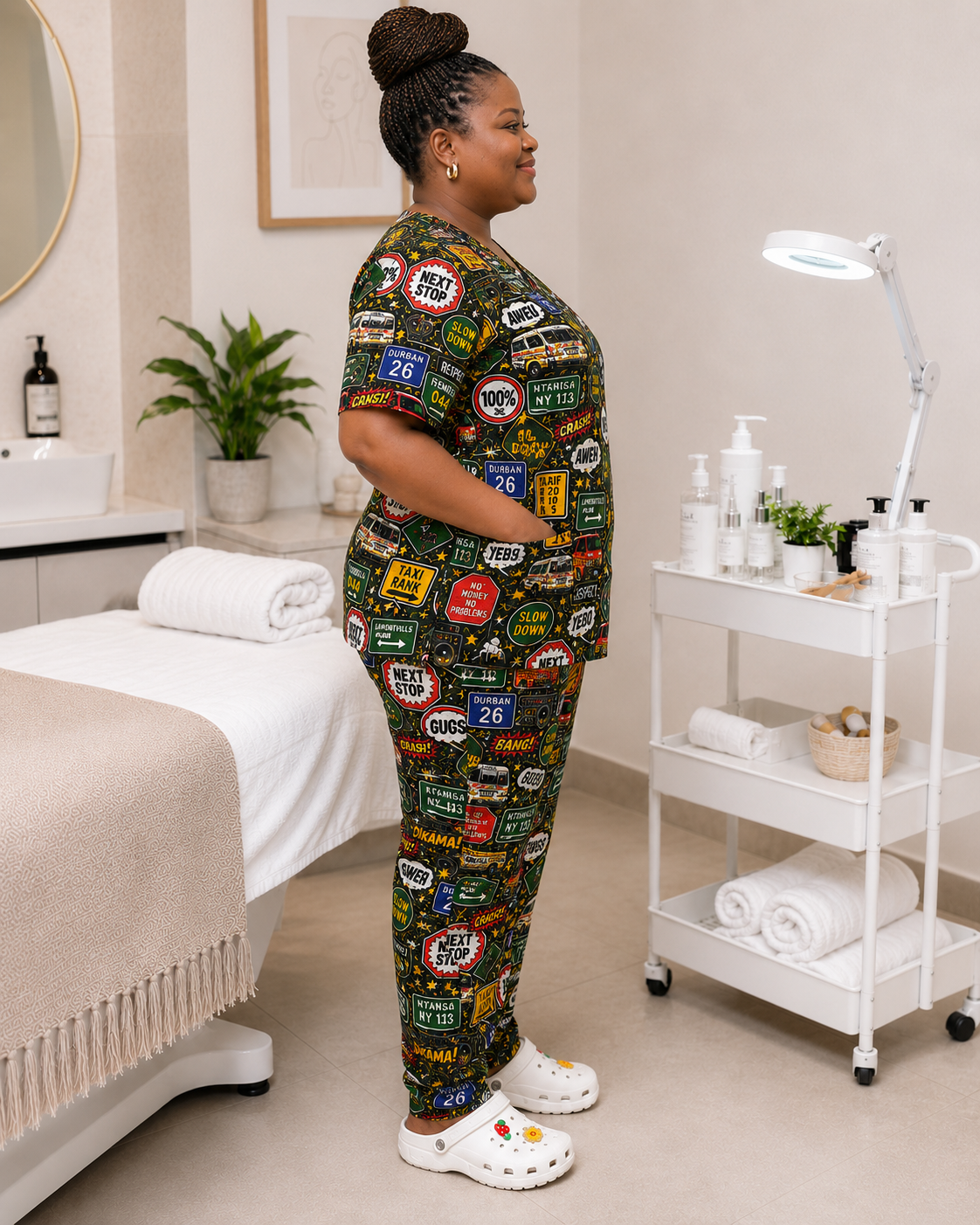 Scrub Set Unisex (Top + Pants) – Taxi Rank