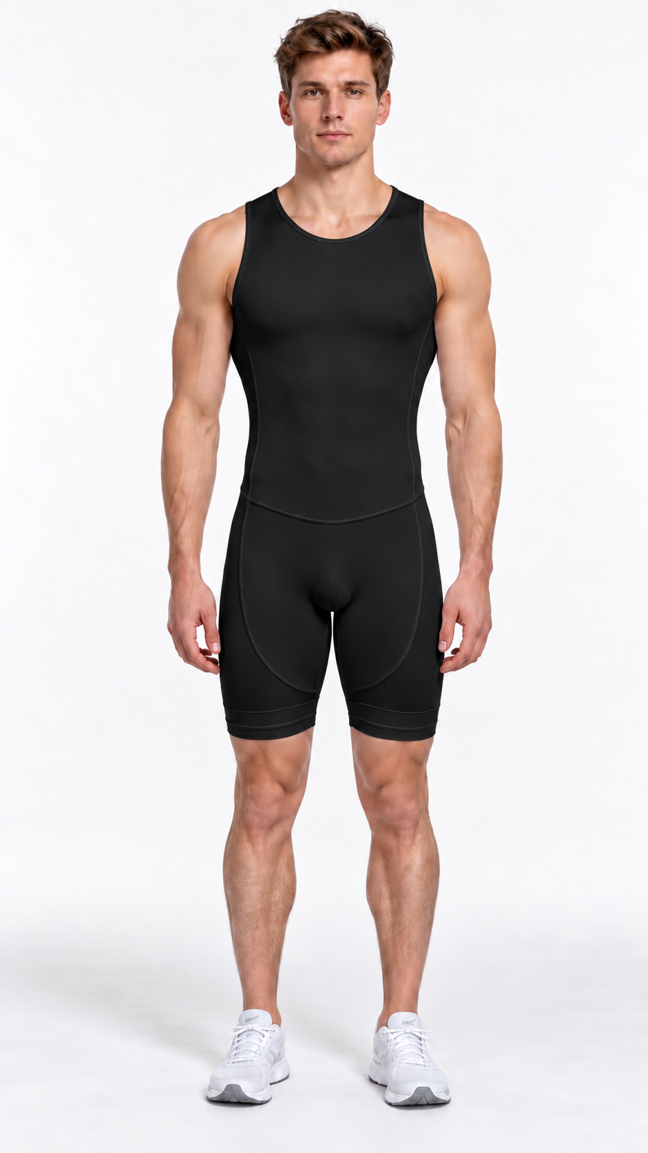 Men's Biathle Suit - Plain Black