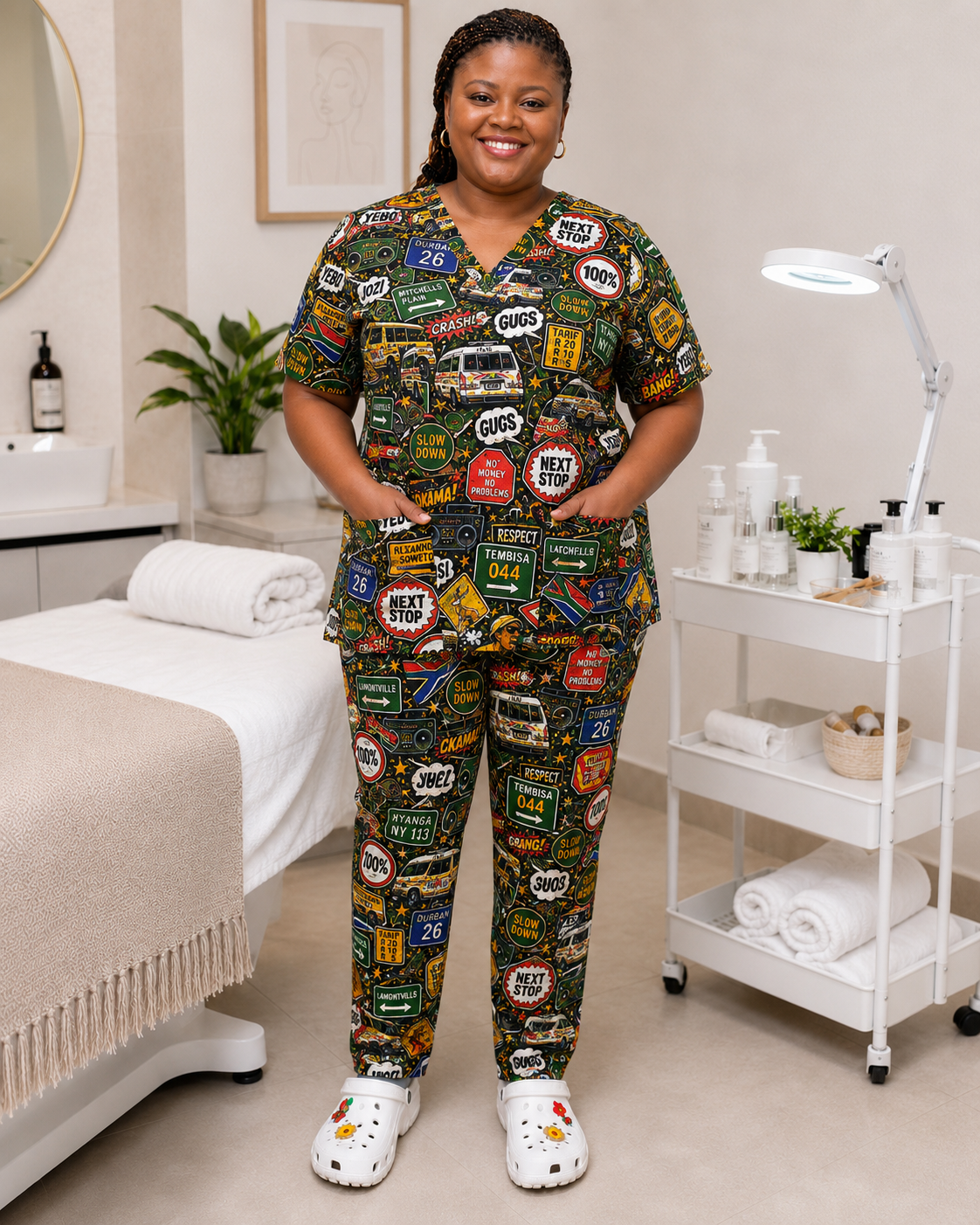 Scrub Set Unisex (Top + Pants) – Taxi Rank