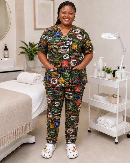Scrub Set Unisex (Top + Pants) – Taxi Rank